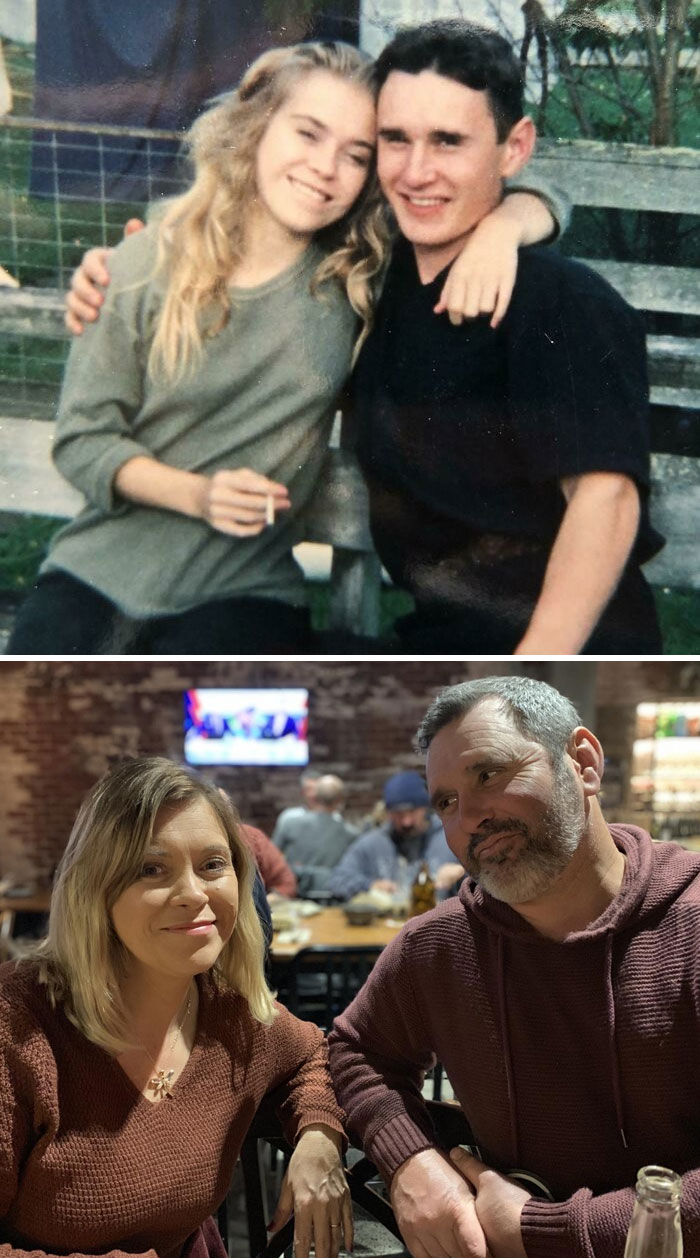 My Parents Have Been Married For 25 Years Today. Then And Now