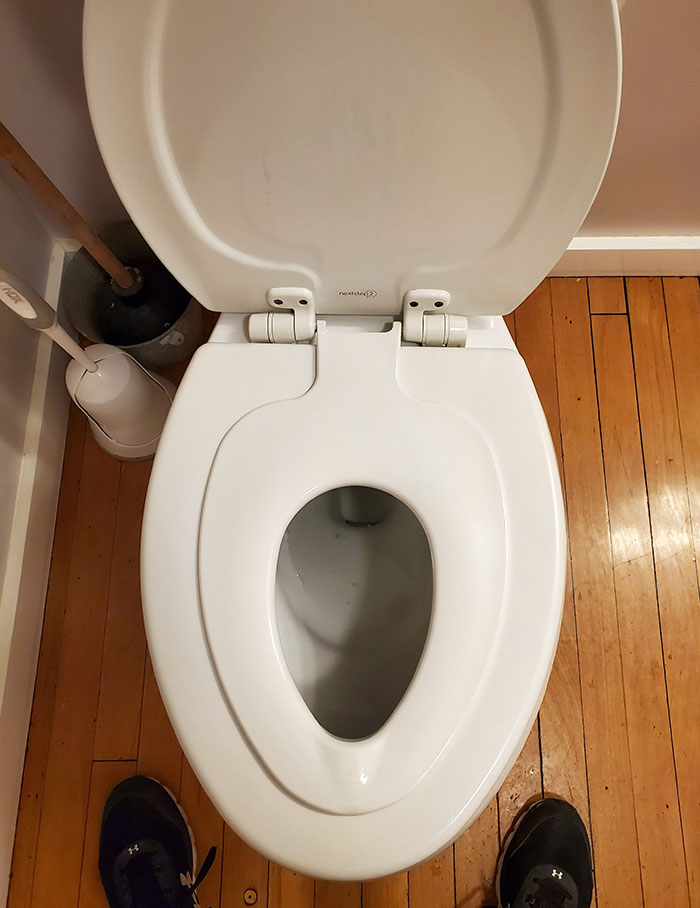 This Toilet In A Cafe Has A Child Size Seat
