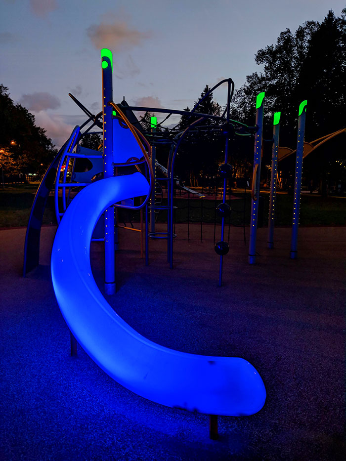 This Cool LED Slide For The Kids