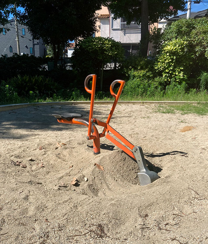 This Playground Equipment Is Too Genius. Mini Excavator For Kids To Play