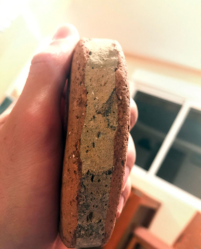 This Rock Looks Like An Ice Cream Sandwich