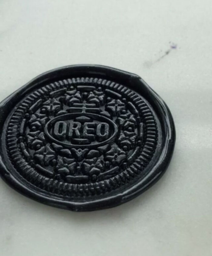 This Forbidden Oreo, Which Is A Wax Stamp