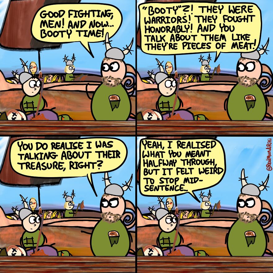 Here's My Funny Comic Series About A Surprisingly Successful Viking Raid (17 New Pics)