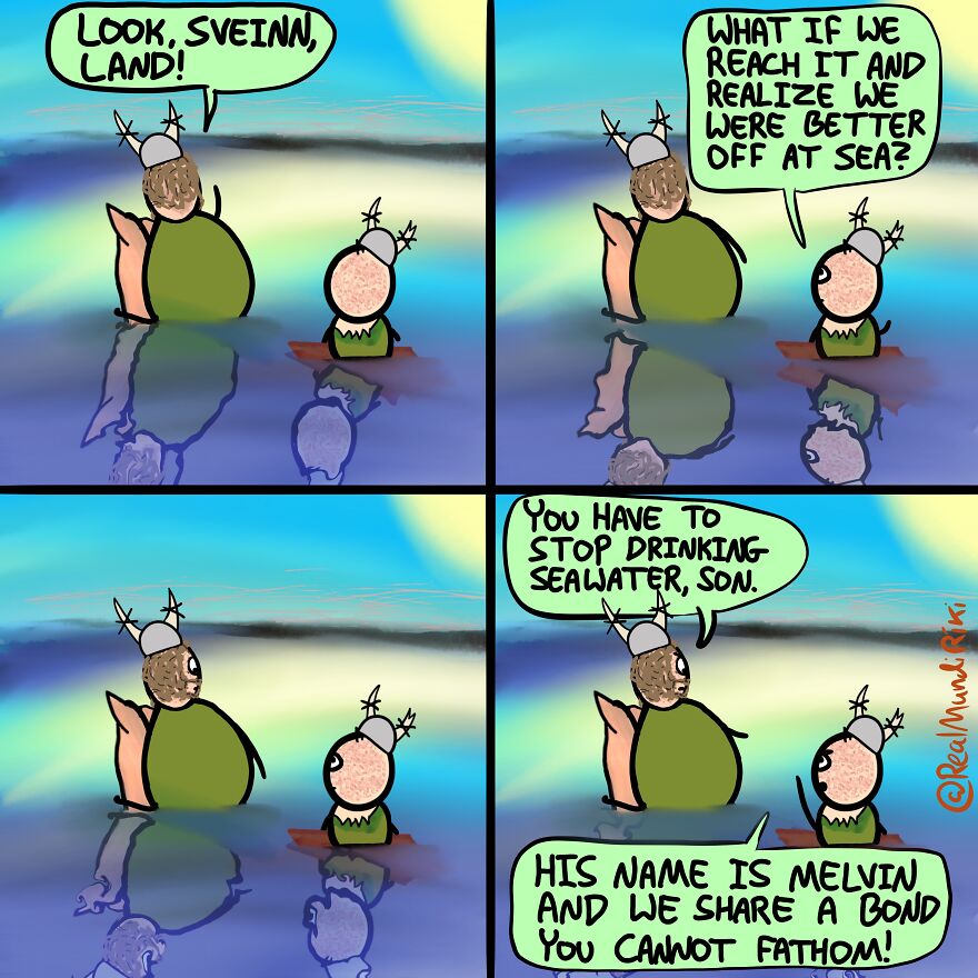 Here's My Funny Comic Series About A Surprisingly Successful Viking Raid (17 New Pics)