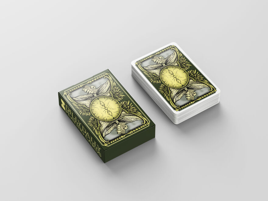 I Turned My Ink And Watercolor Paintings Of Fantasy Characters Into Playing Cards.