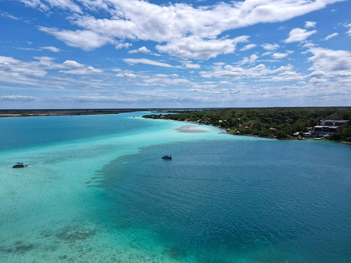 Lake Bacalar in Mexico