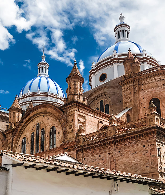 Church in Cuenca, Ecuador