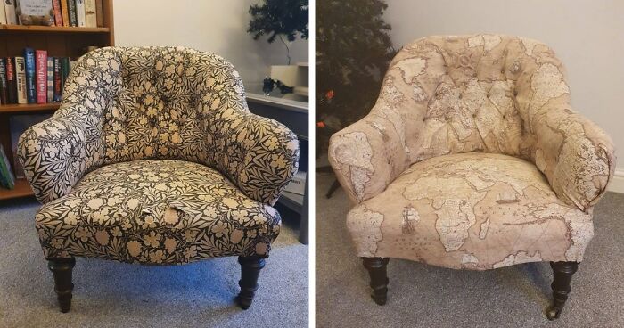 Upcycled My In Laws Grandmas Chair. First Upcycling Project!