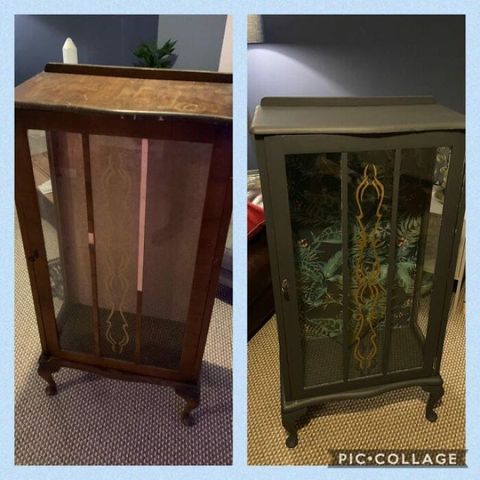First Up-Cycle Project. An Old Sherry Cabinet Into An All Drinks Inclusive Cabinet