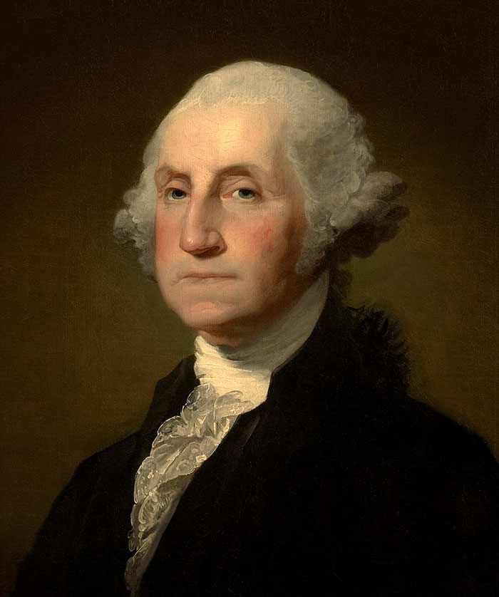 George Washington colorful portrait 