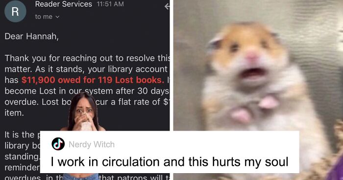 College Student Is Horrified To Receive A Letter From Library Informing Her That She Has A $12K Debt For The 119 Books She Borrowed For Her Dissertation