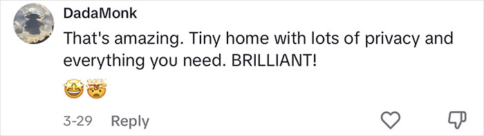 Woman Comes Up With Creative Idea To Save On Rent And Have Her Own Space, Goes Viral Woman Comes Up With Creative Idea To Save On Rent And Have Her Own Space, Goes Viral