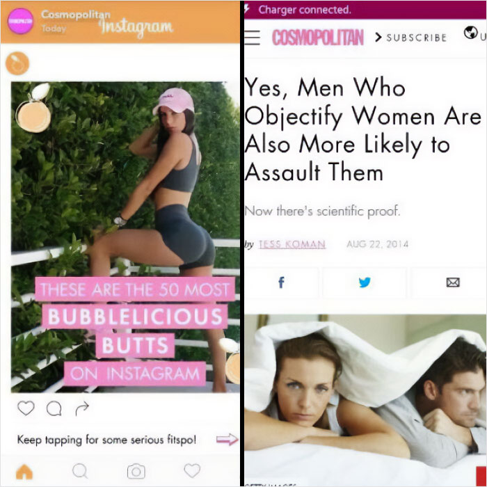 Cosmo Today vs. 4 Years Ago