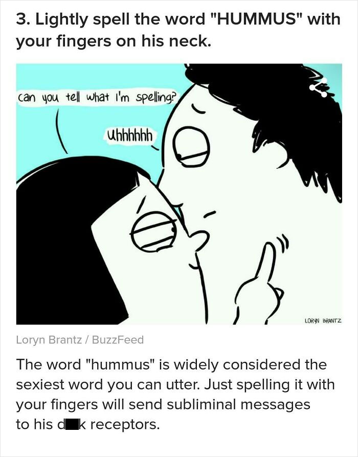Who Knew Hummus Could Be So Sexy? (Courtesy Of Buzzfeed)