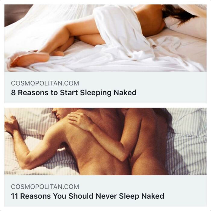 Well Cosmo, Which One Is It??