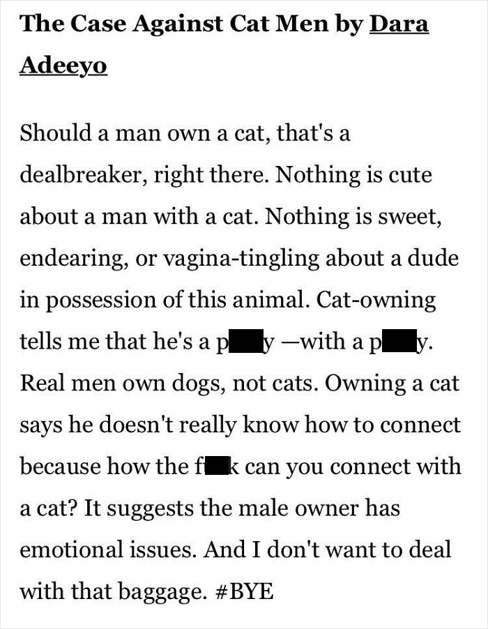 I Hate The Word Pussy Almost As Much As I Hate This Article