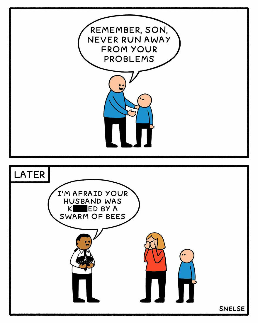 “My Sole Aim Is To Make People Laugh”: New Sarcasm-Filled Comics And Illustrations By Cartoonist Steve Nelson