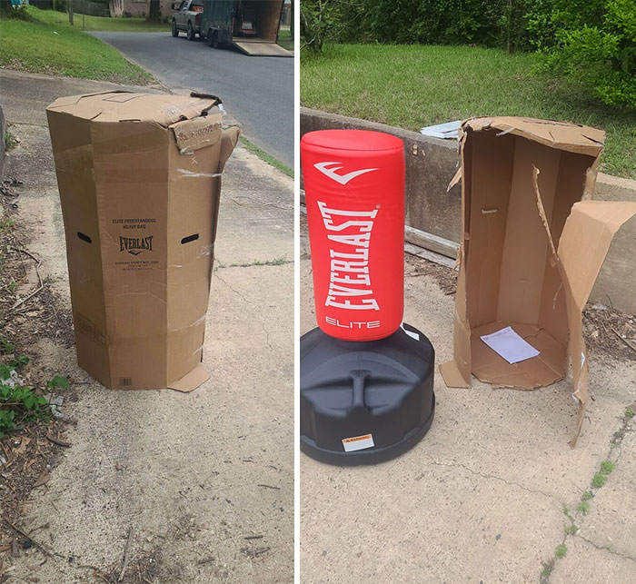 Found A Everlast Freestanding Heavy Bag Dumpster Diving At Dicks