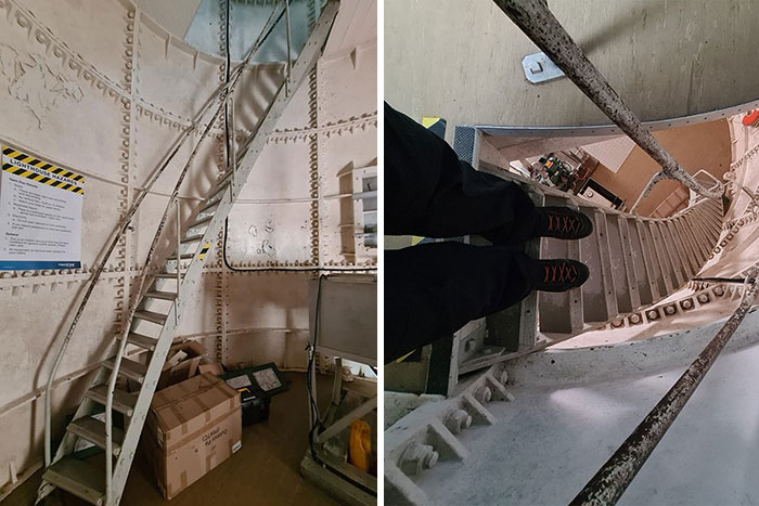 I Work In Lighthouses. These Aren't The Worst I've Come Across. They Lull You Into A False Sense Of Safety Thinking They Are Stairs But They Need To Be Used Like A Ladder. Can Barely Fit Your Heels On The Step If Facing Downwards