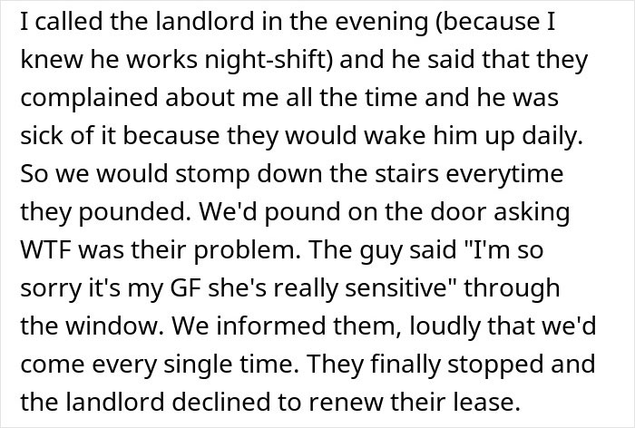 Ultra-Sensitive Elderly Couple Go Berserk Every Time Their Upstairs Neighbor Makes A Noise, To The Point Of Calling Cops Over A Microwave