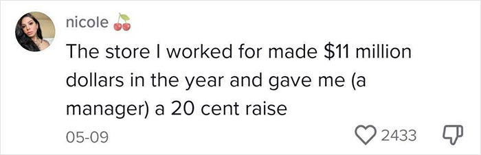"It Was 10 Cents": People Are Sharing Their Thoughts On Companies Giving Employees Ridiculous Raises After One Woman Reveals Her Raise "It Was 10 Cents": People Are Sharing Their Thoughts On Companies Giving Employees Ridiculous Raises After One Woman Reveals Her Raise