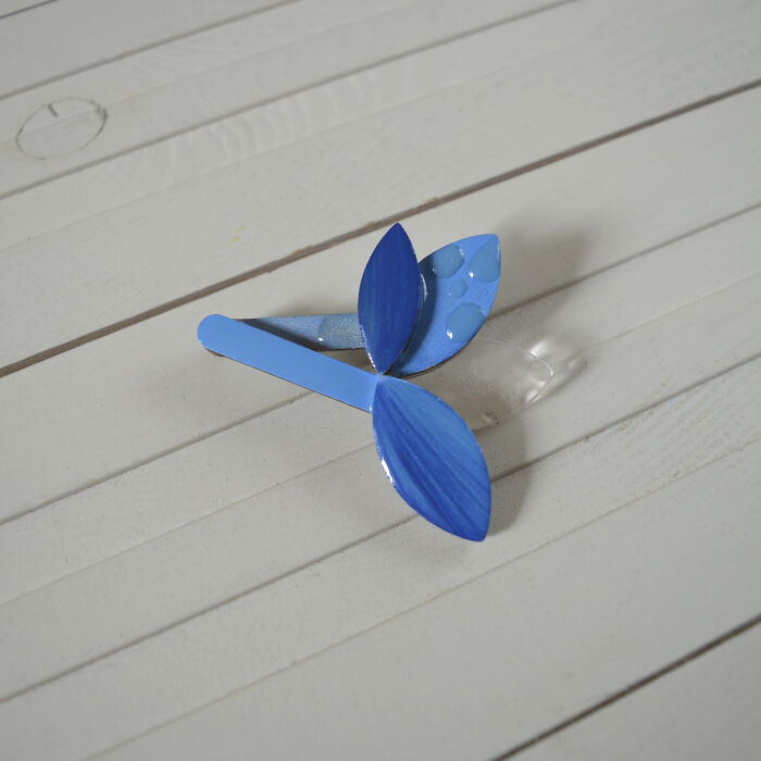 Handmade Wooden Brooch