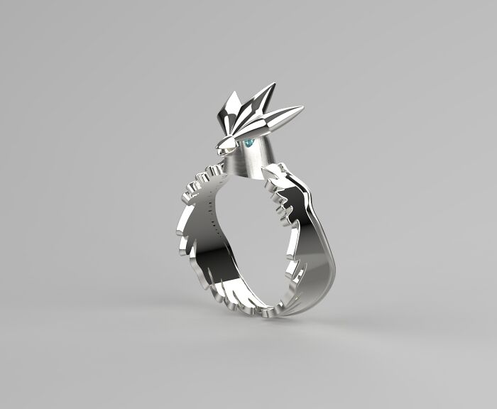Articuno Inspired Ring