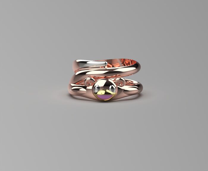 Slowpoke Inspired Ring