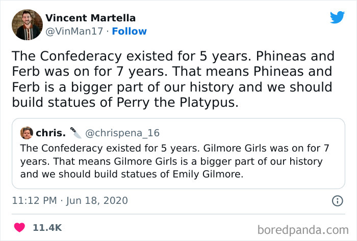 I Guess He’s Right, I Too Wanna See Statues Of Perry The Platypus Outside Every Government Building…