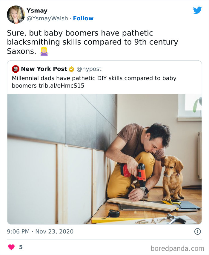 It-It's Almost As If Services Become Easier With A Modernized World? And That Baby Boomers Laughing That Millennials Can't Use A Rotary Phone Is-Pathetic?