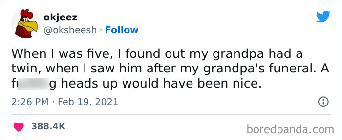 It Would Have Been Nice A Heads Up