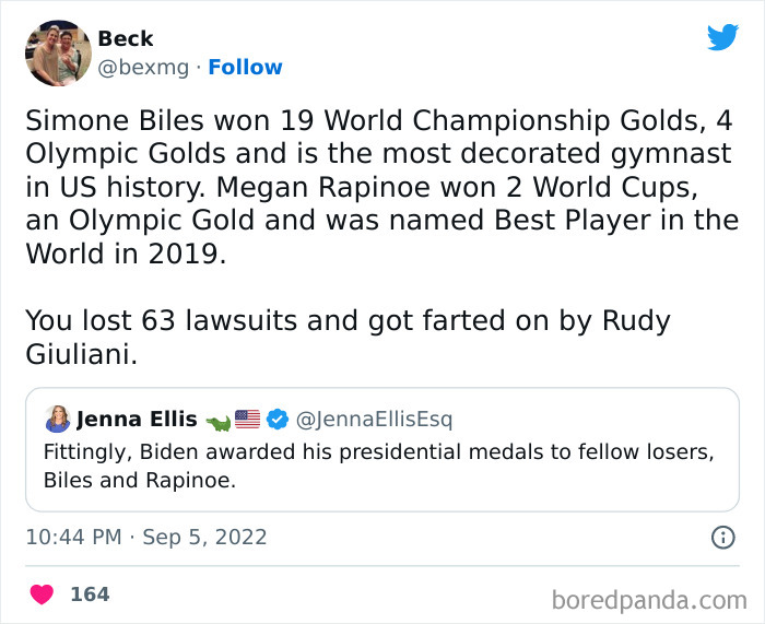 In Response To Putting Down American Olympic Champions
