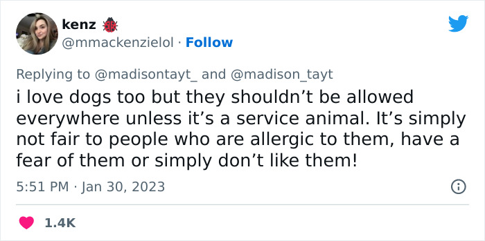 “I’m Sorry, But Unless It’s A Trained Service Dog, Your Dog Simply Does Not Need To Come With You On All Your Errands”: Woman’s Thread About Dogs Goes Viral On Twitter “I’m Sorry, But Unless It’s A Trained Service Dog, Your Dog Simply Does Not Need To Come With You On All Your Errands”: Woman’s Thread About Dogs Goes Viral On Twitter