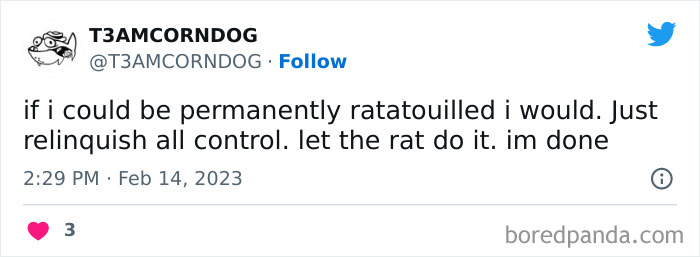 Permanently Ratatouilled