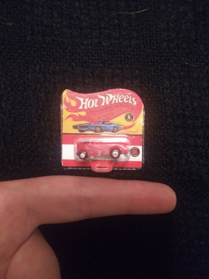 Mini Hot Wheel Finger For Size Comparison