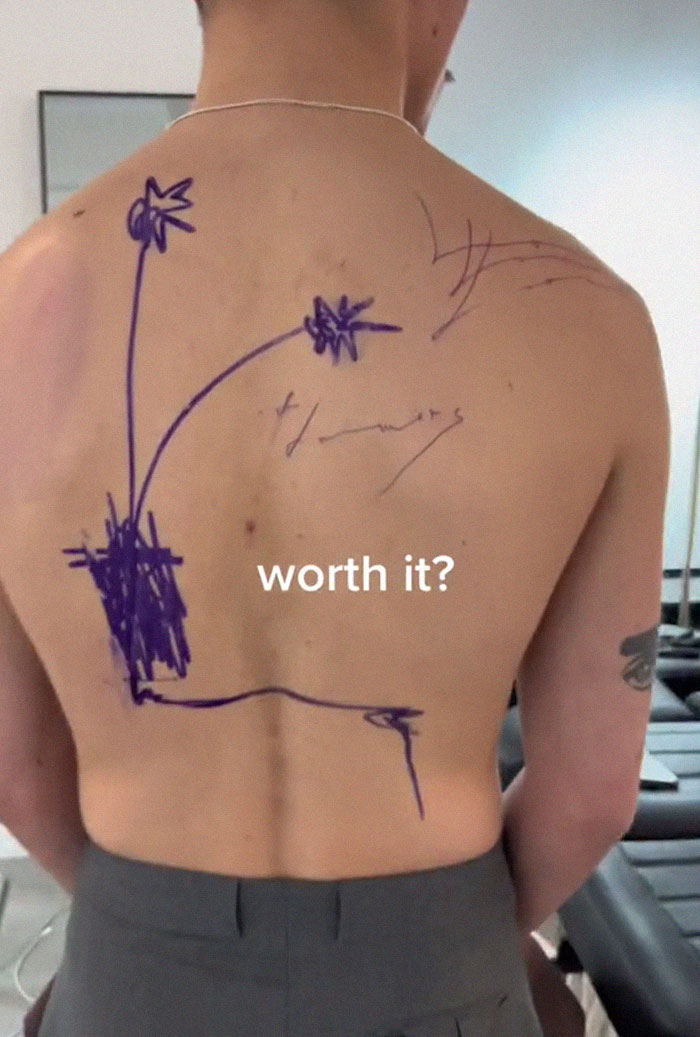The tattoo artist went viral with 2.5 million views with his latest back work, but for all the wrong reasons.