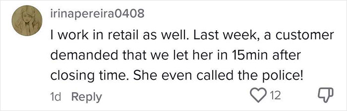“Sir, We’re Closing In Five Minutes”: Entitled Customer Demands Store Be Kept Open, So Worker Maliciously Complies “Sir, We’re Closing In Five Minutes”: Entitled Customer Demands Store Be Kept Open, So Worker Maliciously Complies