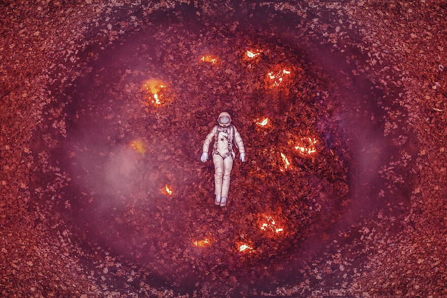 Photographer Uses Astronauts To Weave Fantastical Visual Stories