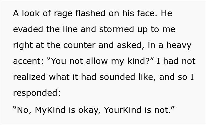 Foreigner Thinks He's Being Kicked Out Of A Coffee Shop Because Of His Ethnicity, Barista Realizes His Mistake Too Late