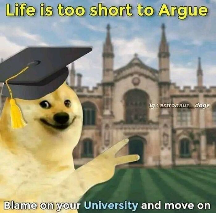 Blame On Your University