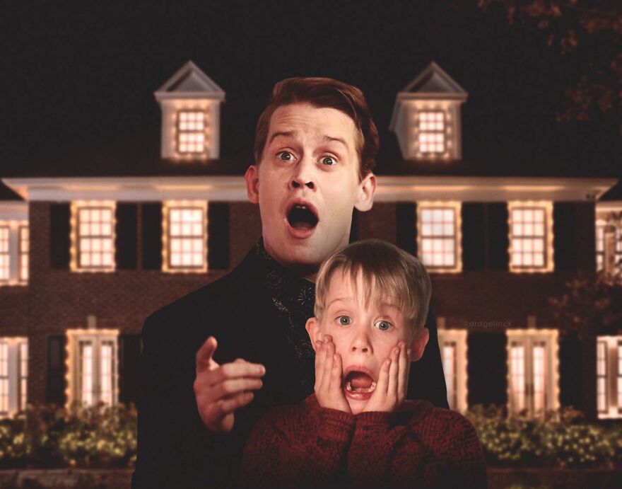 Macaulay Culkin and Kevin Mccallister