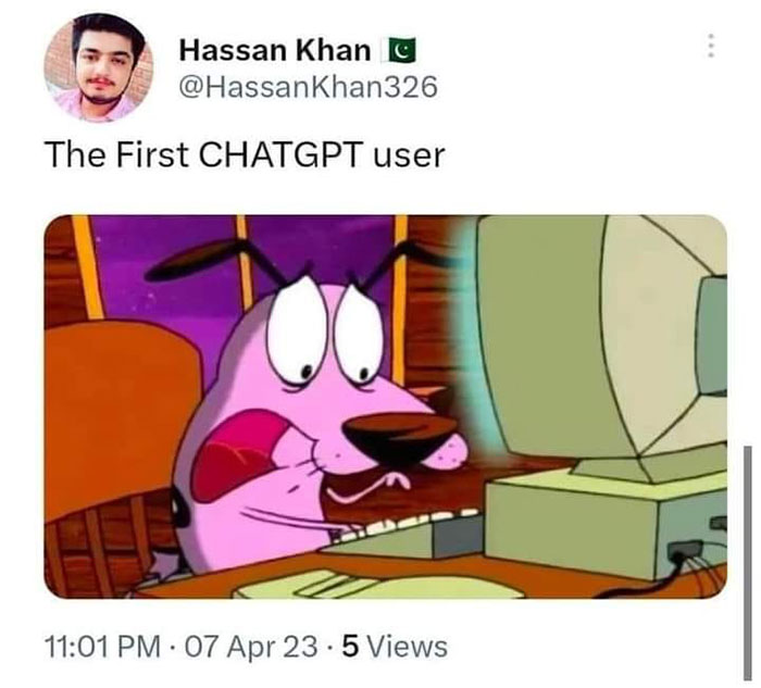 The First Chatgpt User