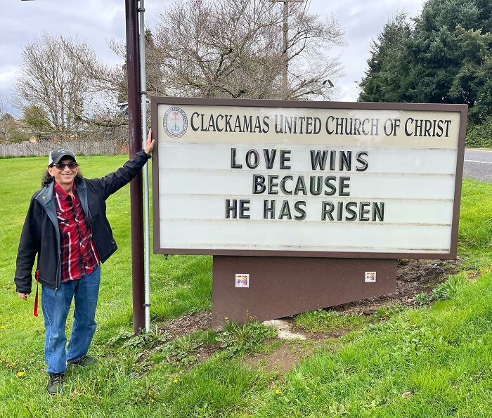 Larry Wants You To Know That Love Wins Because He Has Risen
