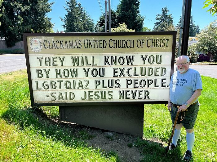 Darryl Wants You To Know What Jesus Never Said. For Example, Jesus Never Said, They Will Know You By How You Excluded Lgbtqia2+ People