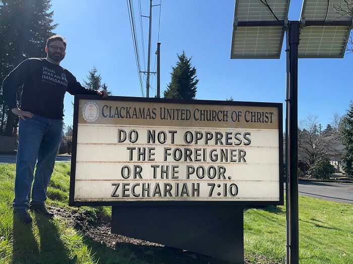 Do Not Oppress The Foreigner Or The Poor. -Zechariah 7:10