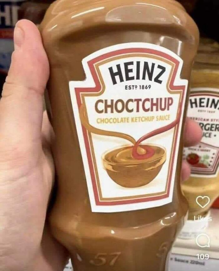Chocolate + Ketchup = sin palabras