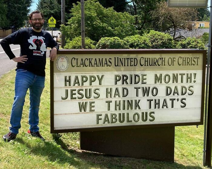 Happy Pride Month! Jesus Had Two Dads. We Think That's Fabulous!