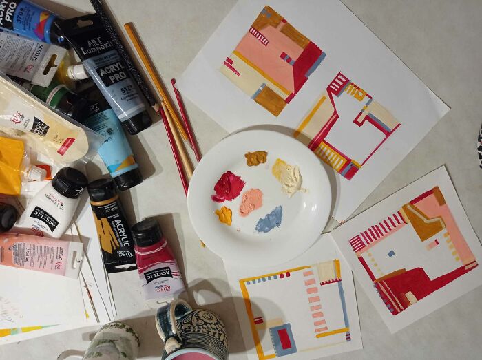 Abstract Art And Quick Sketches Are The Motivations Of Life For This Artist From The Frontline Zone In Ukraine (14 Pics) Abstract Art And Quick Sketches Are The Motivations Of Life For This Artist From The Frontline Zone In Ukraine (14 Pics)