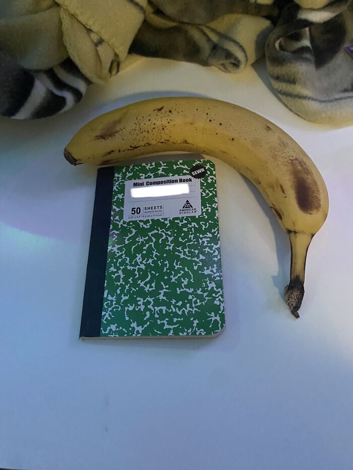 Banana For Scale: Mini Composition Book. Name Censored 