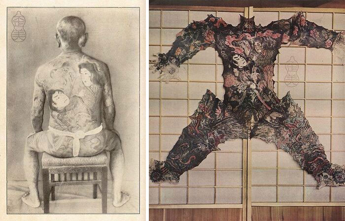 Ancient Japanese Preserved Tattoo And Skin. With All The Right Paper Work You Can Get Your Tattooed Skin Framed Within 18 Hours After You Die
